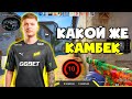 S1MPLE ПОКАЗЫВАЕТ СВОЮ ЛУЧШУЮ ФОРМУ НА ФЕЙСИТЕ! СИМПЛ ДАЛ ЖЁСТКИЙ КАМБЕК СО СЧЁТА 2-13 (CS:GO)