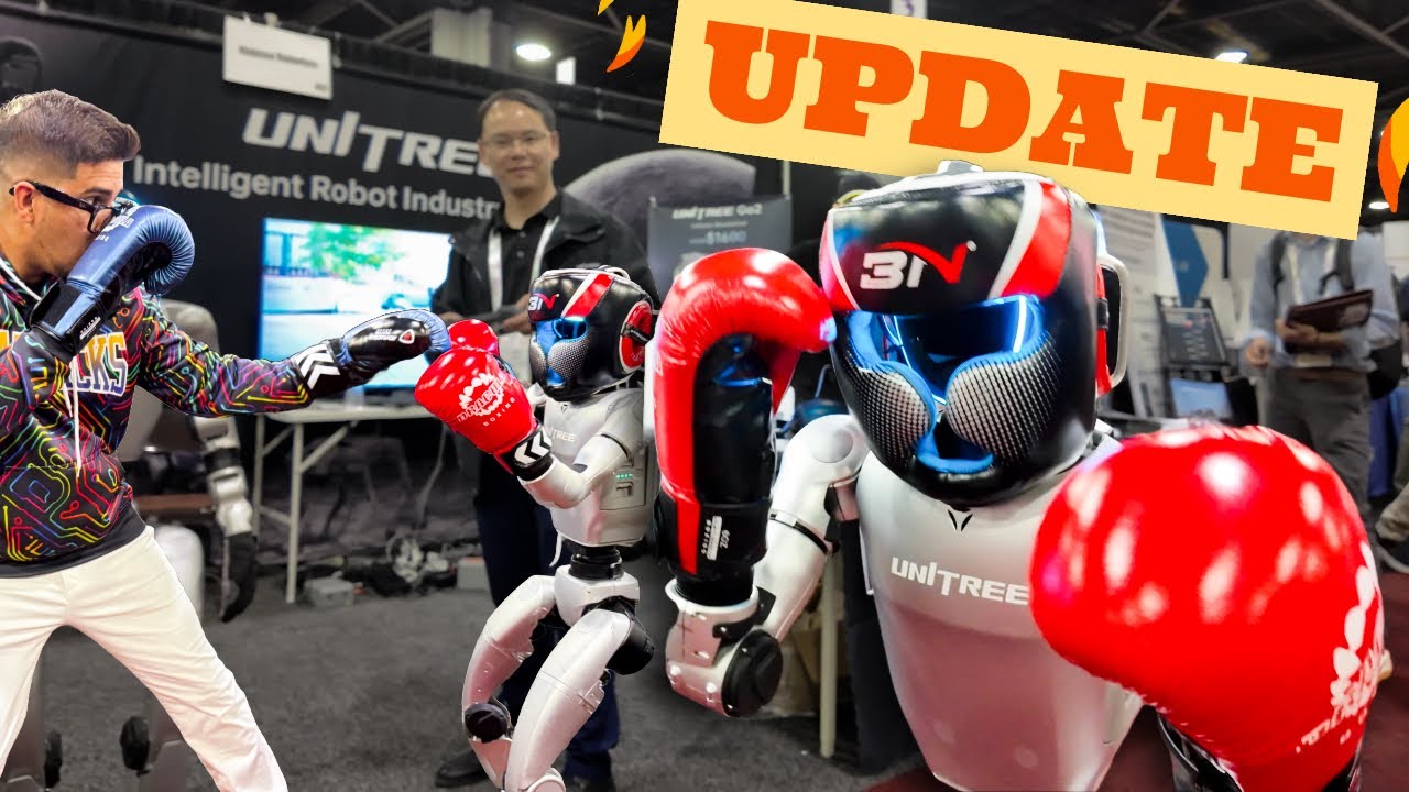 Unitree G1 BOXING &amp; Running Update! - Humanoid Robot ? | ICRA 2025