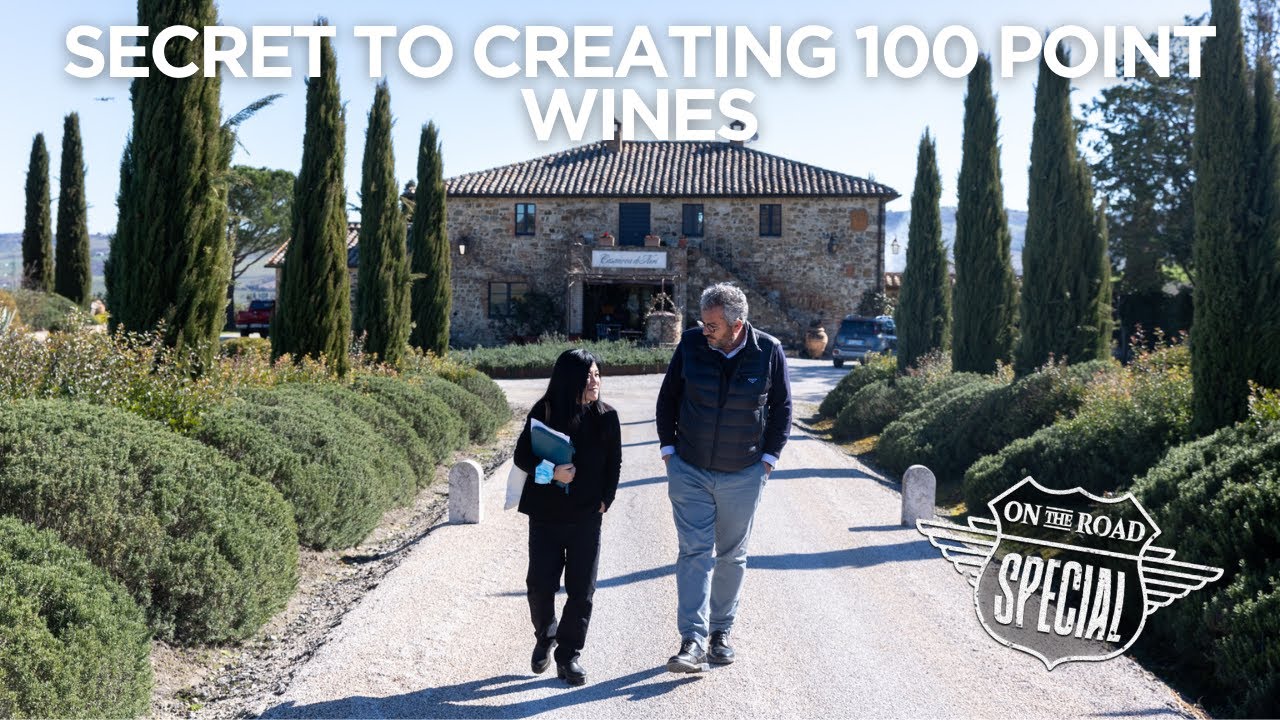 The secret to 100 point wines TEASER: Casanova di Neri winery, Tuscany (On the Road w/ Stevie Kim)