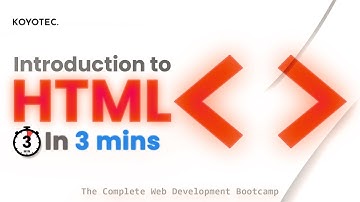 HTML for beginners | The Complete Web Development Bootcamp 2024