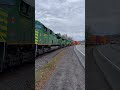 NBSR 121 going through Westfield #railroad #railway #railtrack #train #canada