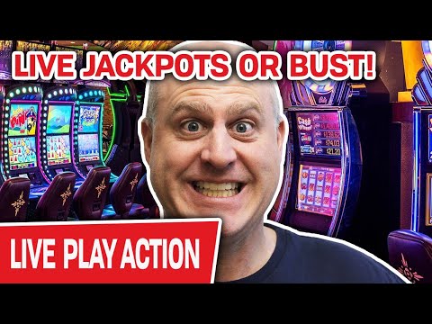 🔴 Live LAS VEGAS Jackpots or BUST 💥 INSANE Slot Action CONTINUES @ Cosmo