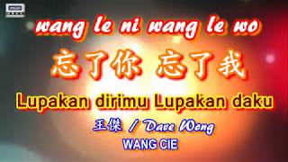 🎵【好歌重现】WANG LE NI WANG LE WO - Lupakan Dirimu Lupakan Daku / Dave Wong ( Wang Cie ) - 忘了你 忘了我 ( 王傑 )