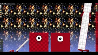 Algodoo fun with Numberblocks part 6. 1-10 trillion!