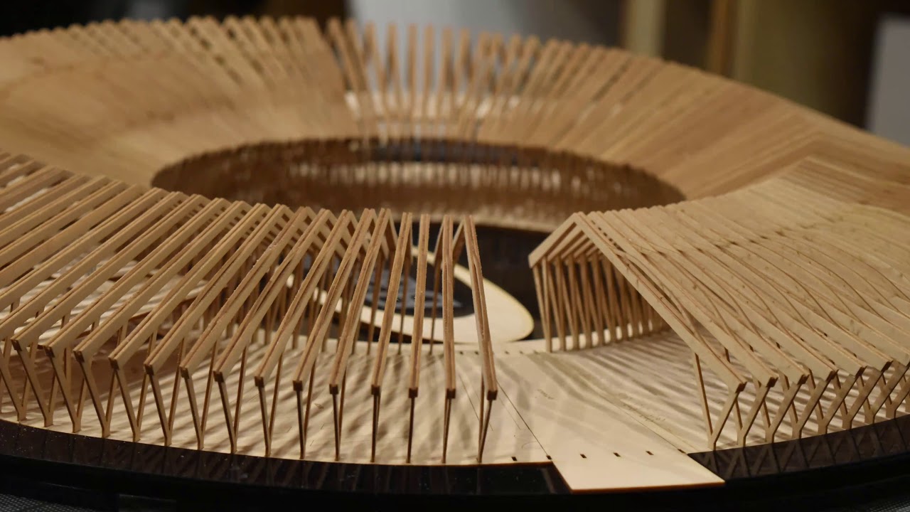 Timelapse of Barilla Pavilion model