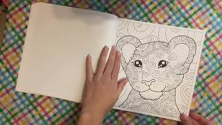 Cuddly Creatures Zendoodle Colorscapes Flip Through