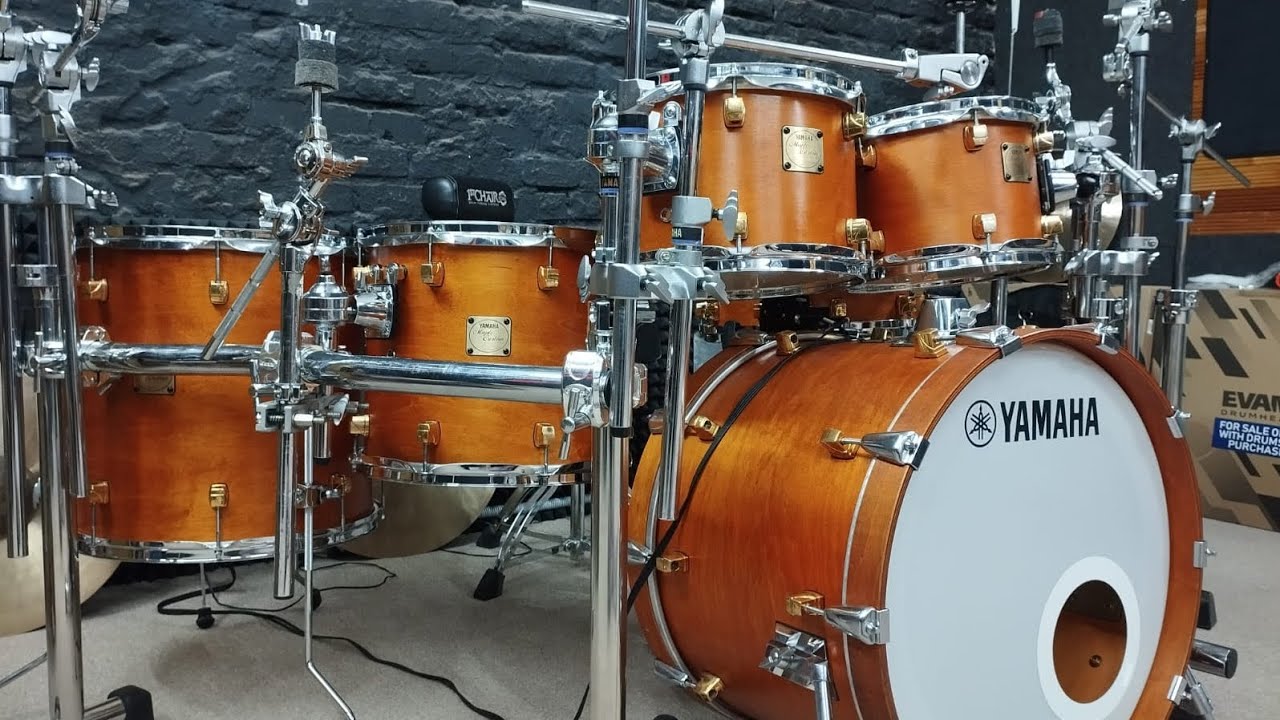 Yamaha maple custom 20/10/12/14/16+5.5 snare 