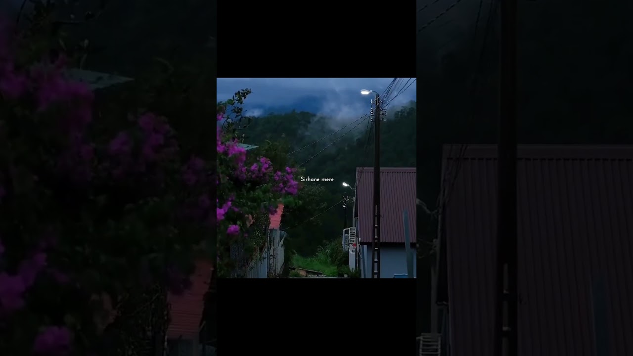 Kiyun Dikhe Mujhe Tu Sirhaane Mere 💓 Channa Ve | Aesthetic Lyrics 💫 