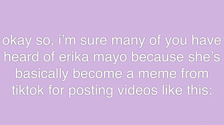everything wrong with erika mayo