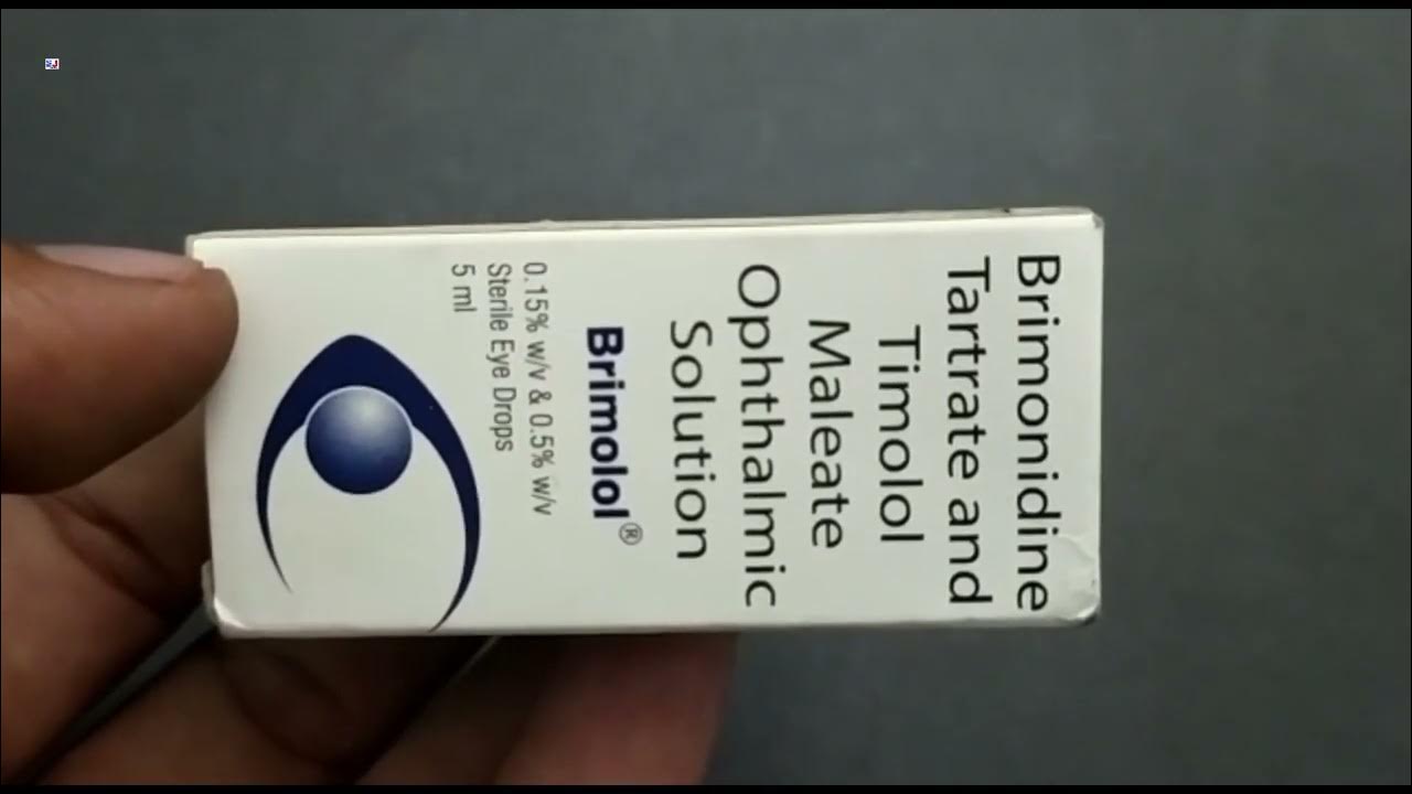 Brimolol Eye Drops Brimonidine Tartrate and Timolol Maleate
