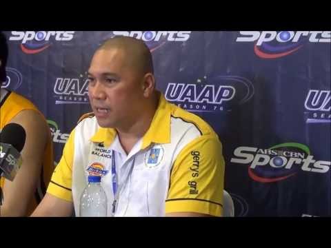 UAAP Season 76 game 1 finals post game press conference