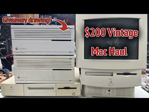 Exploring a $200 vintage Macintosh computer lot (LC575, Quadra 610