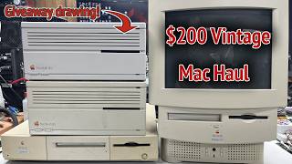 Exploring a $200 vintage Macintosh computer lot (LC575, Quadra 610