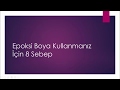Epoksi Boya Örnekleri ve Özellikleri