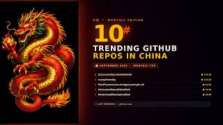 Top 10 Trending GitHub Repos in China — September 2026