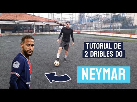 TUTORIAL DE 2 DRIBLES SIMPLES DE APRENDER DO NEYMAR JR!! 😜⚽️ [PASSO A PASSO]