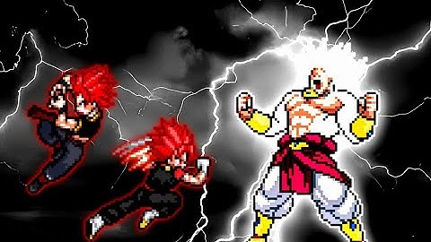 Evil Vegito SSJ V3 OP & Evil Gogeta SSJ V3 OP VS Limit Break Broly SSJ4 V6 OP in Jump Force Mugen