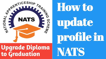 How to upgrade profile in NATS portal |  Profile Upgradation in NATS | Upgrade Diploma to Graduation