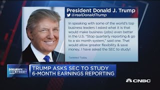 Trump's six month earnings vs. Short-termism