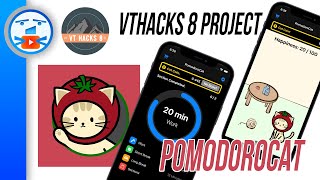 PomodoroCat: A Pomodoro Timer | VTHack 8 | iOS App [Winner] screenshot 2