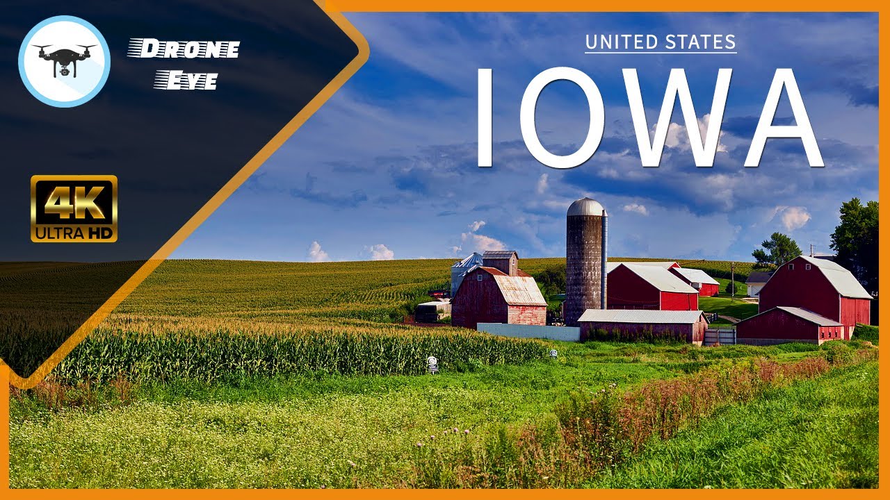 🌍 Iowa | USA 🇺🇸 | Through A Drone's Eye | 4K Drone Footage | Mind ...