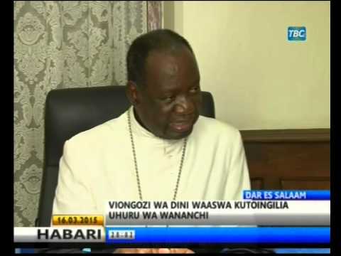 Kadinali Pengo Apinga Adhimio Viongozi Wa Kikristo 