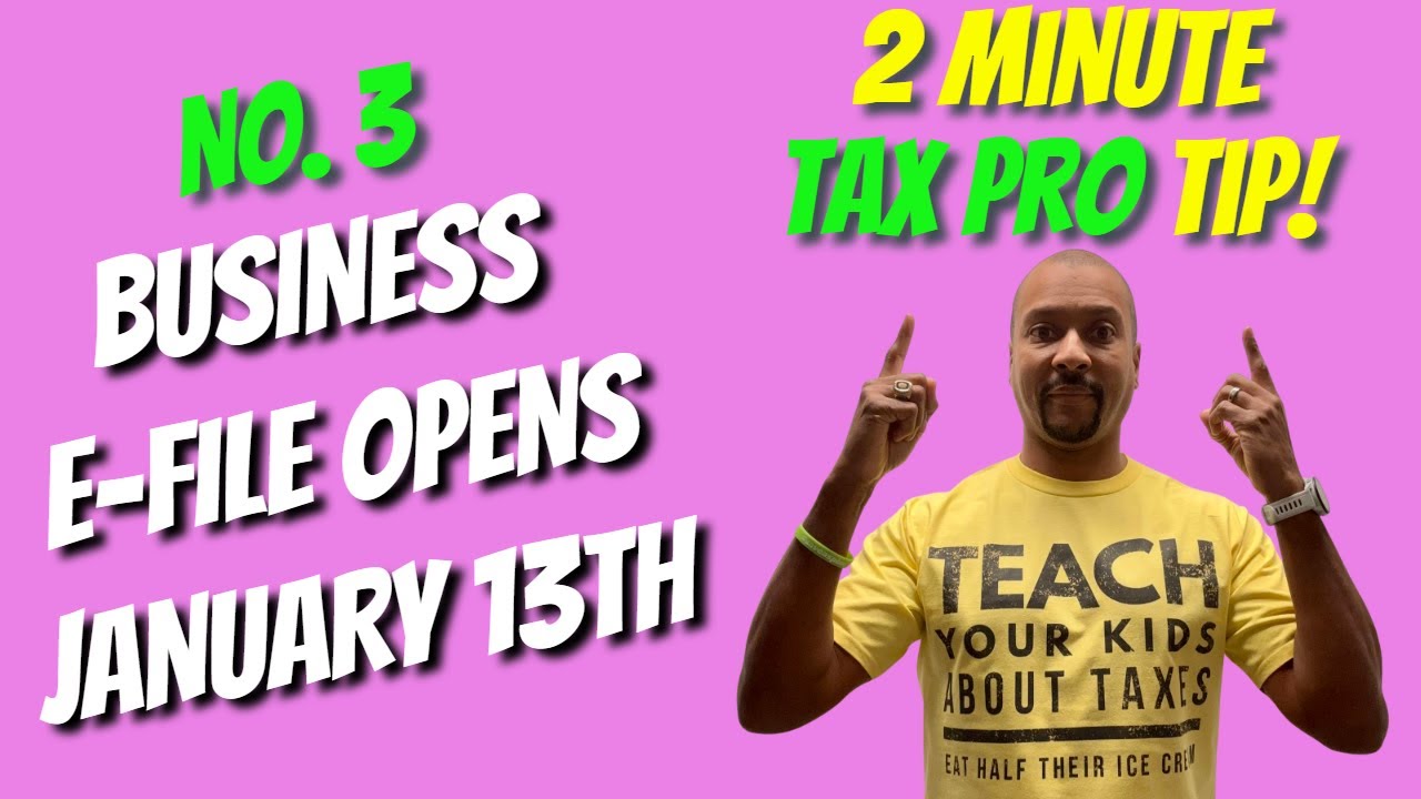 Налоговая служба США объявляет об открытии электронной подачи налоговых деклараций для бизнеса за...