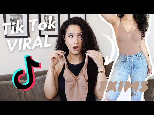 SNATCHED WAIST? TRYING THE VIRAL SKIMS SHAPE WEAR BODYSUIT 