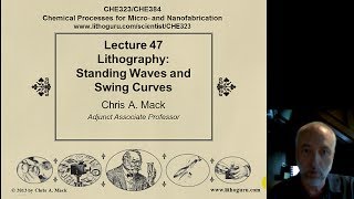 Famous Lecture 47 (CHE 323) Lithography Standing Waves Profile