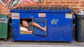 I Built a Fake Dumpster for Stealth Camping
