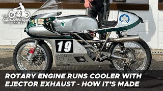 One-off rotary engined DKW race bike with custom ejector exhaust