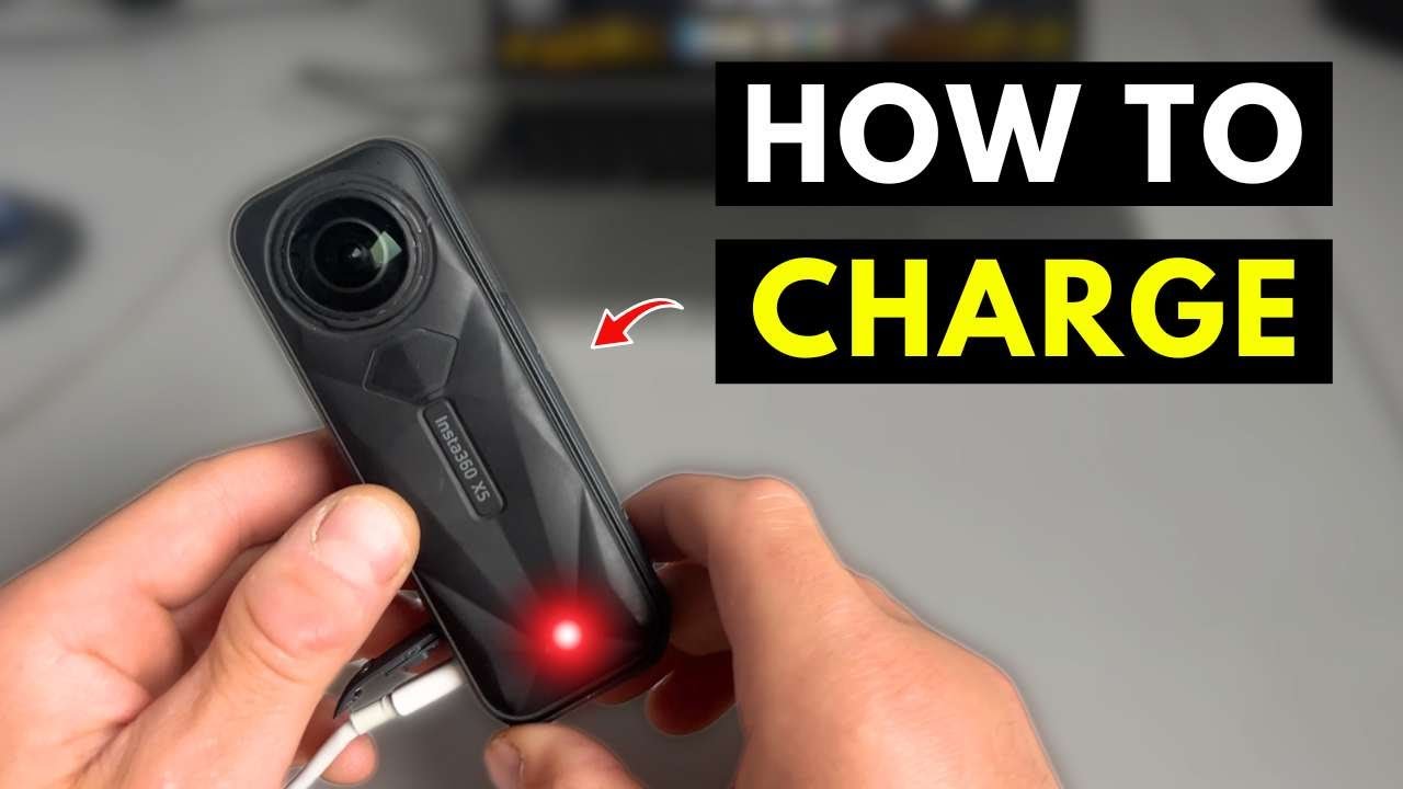 Insta360 X5 How To Charge The Battery