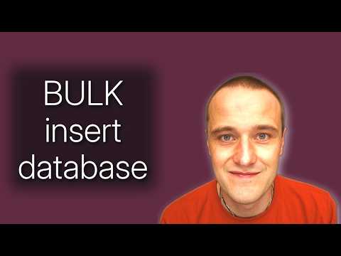 Databases: How does one investigate the performance of a BULK INSERT statement? (3 Solutions!!)