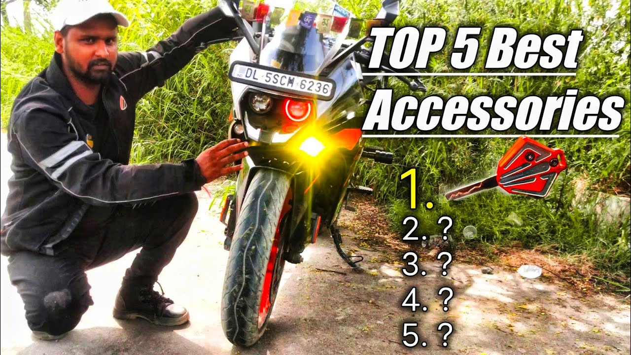 TOP 5 BEST ACCESSORIES KTM RC 125 200 390 BIKE ACCESSORIES YouTube
