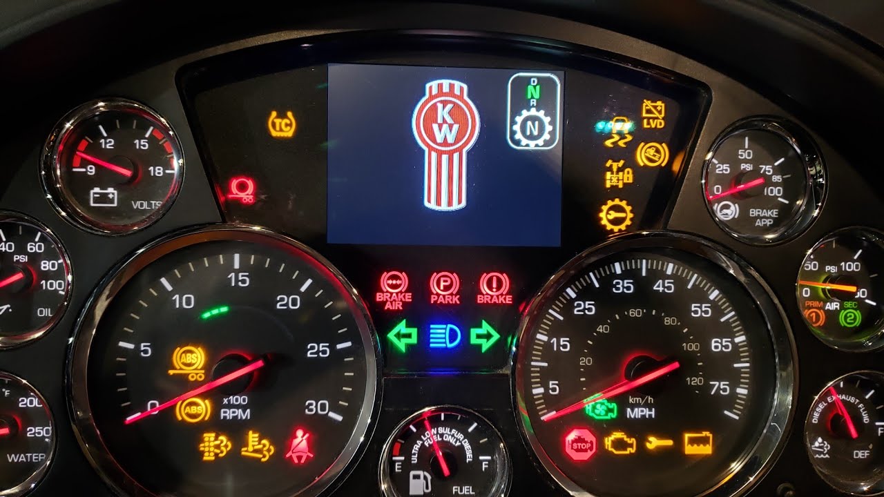 Kenworth T660 Dash Lights Meanings Meaning