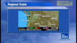 DirecTV Weather Channel Local Forecast- Corvallis, OR- Mar. 1, 2015- 7:38AM PST