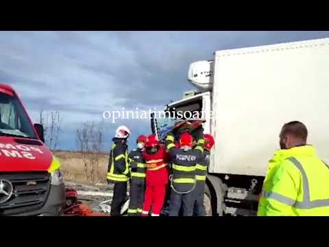 Accident grav pe soseaua Lugoj - Caransebes