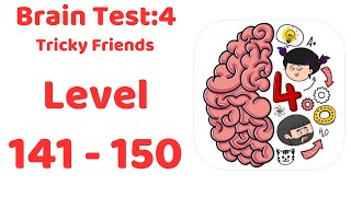 Brain Test 4: Tricky Friends Level 141-150 Walkthrough Solution (NEW UPDATE) screenshot 3