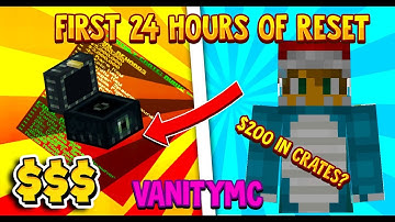 OPENING $200 WORTH OF MONTHLY CRATES AND KEYS! + FIRST 24 HOURS OF RESET! | VanityMC