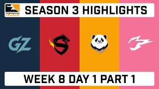 Overwatch League Season 3 Week 8 Day 1 Part 1 Highlights