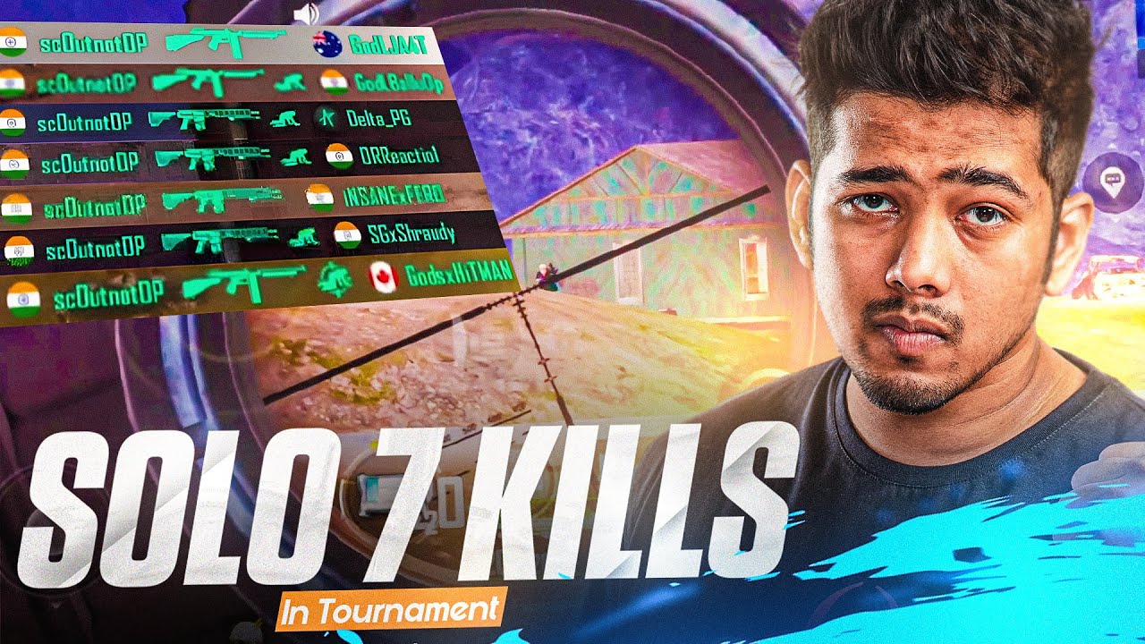 Solo 7 Kills & Chicken Dinner in Tournament POV + VLOG - YouTube