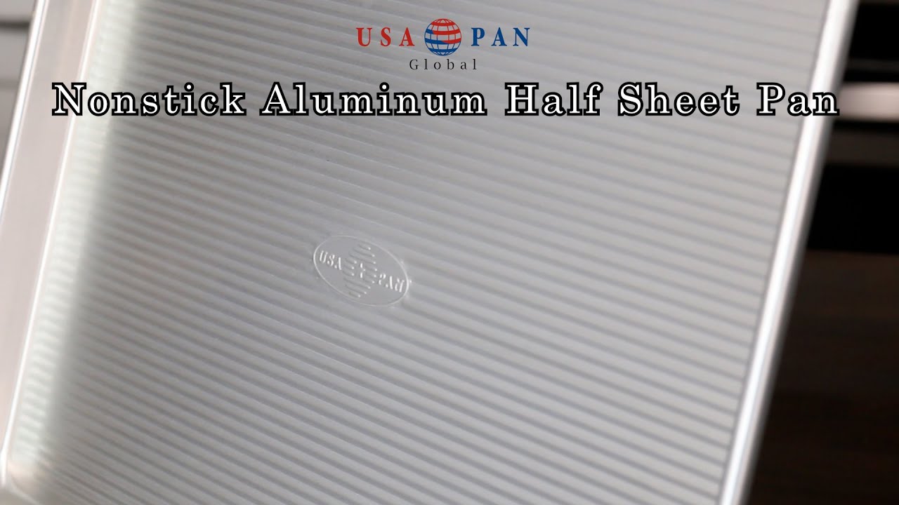 Nonstick Aluminum Half Sheet Pan with Rack - USA Pan