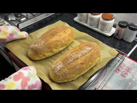 Ароматный и легкий:Батон из рисовой муки#оченьвкусно #простойрецепт