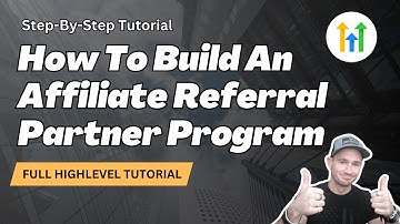How To Build an Affiliate Referral Partner Program in GoHighLevel ✅ Updated GoHighLevel Tutorial