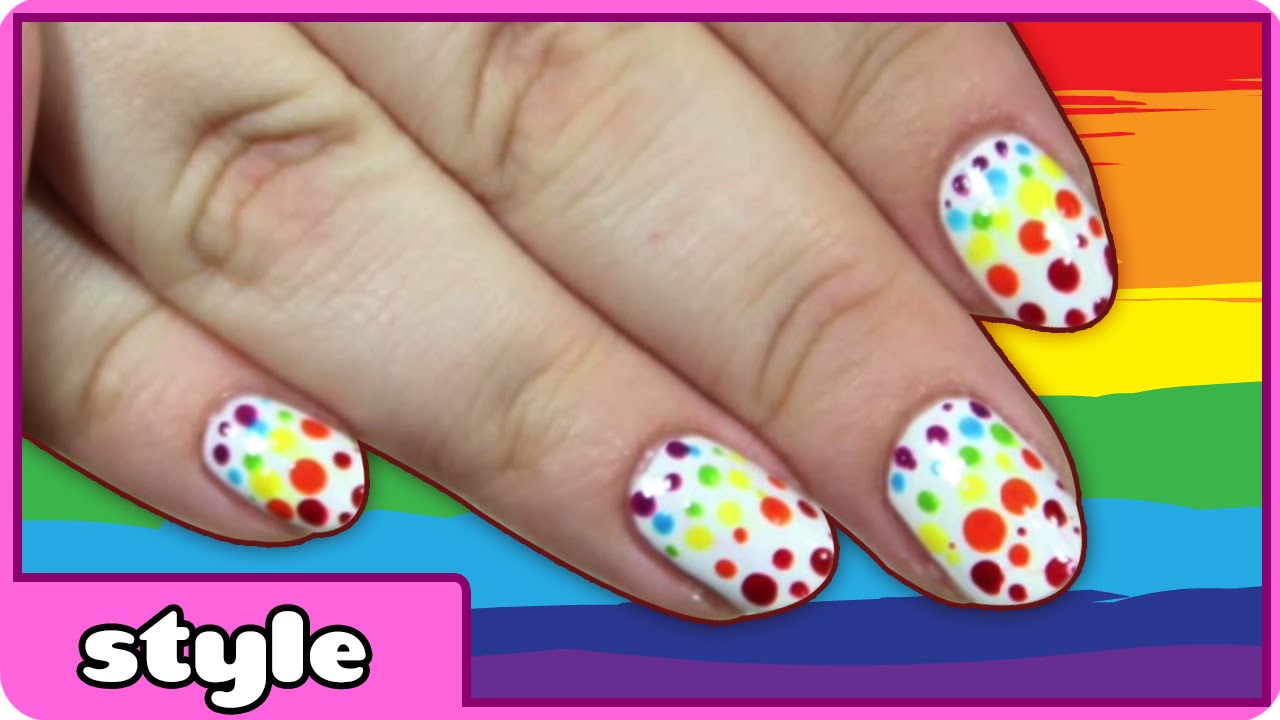 1. Easy Polka Dot Nail Art Tutorial - wide 3