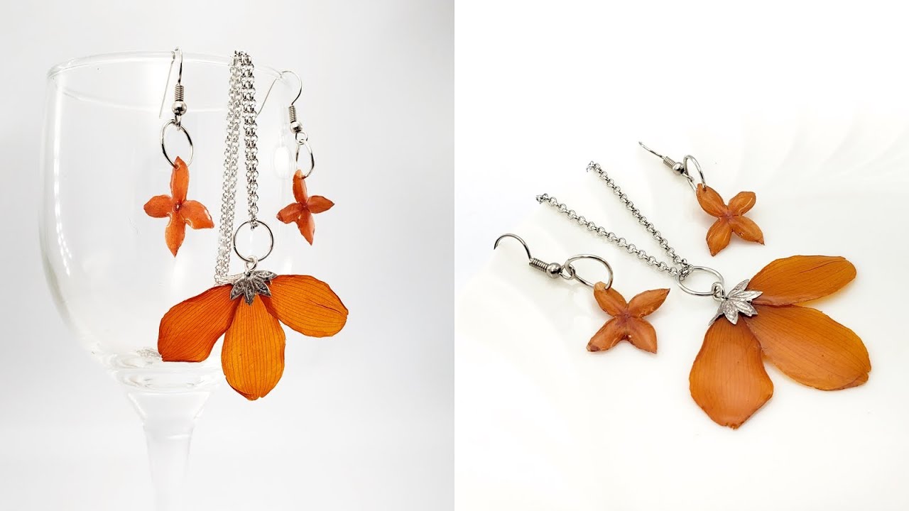 Biojóias com Flores Resinadas *Sem Molde*