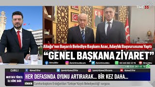 Aliağa Belediye Başkanı Serkan Acardan Başvuru Ve Lidere Ziyaret