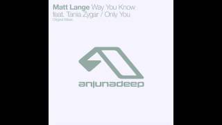 Matt Lange - Only You
