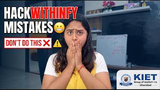 5 Mistakes I Made in HackWithInfy ❌ | Infosys Placement Tips | KIET | Day 7 ML Challenge