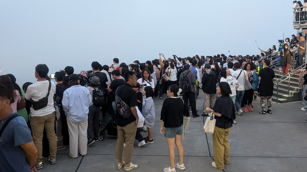 【カッツマングローブ】函館山展望台の様子 ✨✨ 2024年7月25日 G